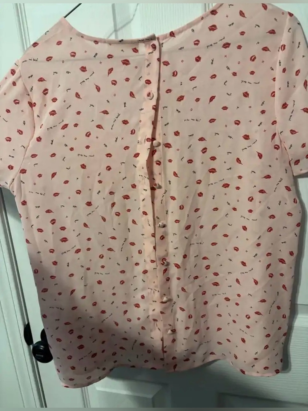 Button Back Blouse - Picture 3 of 3